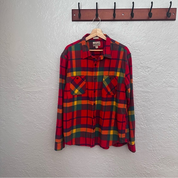 Midweight flannel workshirt in regenerative cotton - Picture 3 of 9